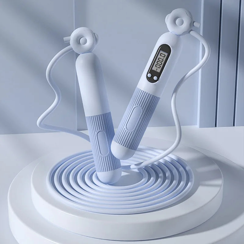 Corde à sauter avec compteur intégré