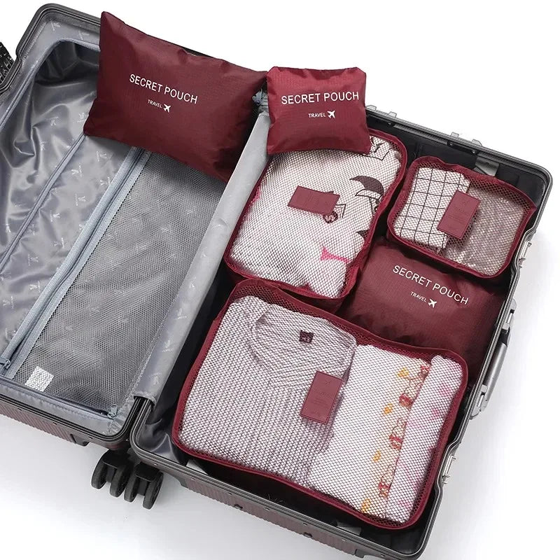 Organiseurs de valise — set de 6 pièces