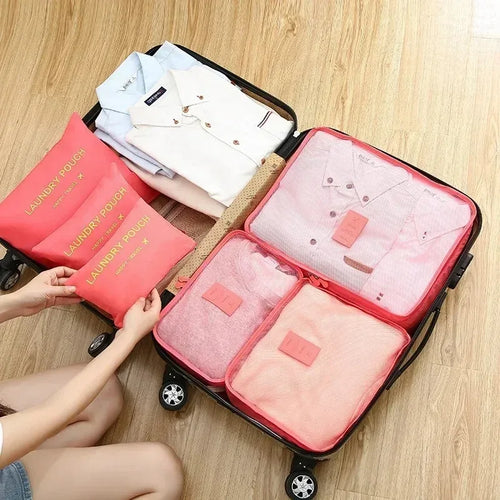 Organiseurs de valise — set de 6 pièces