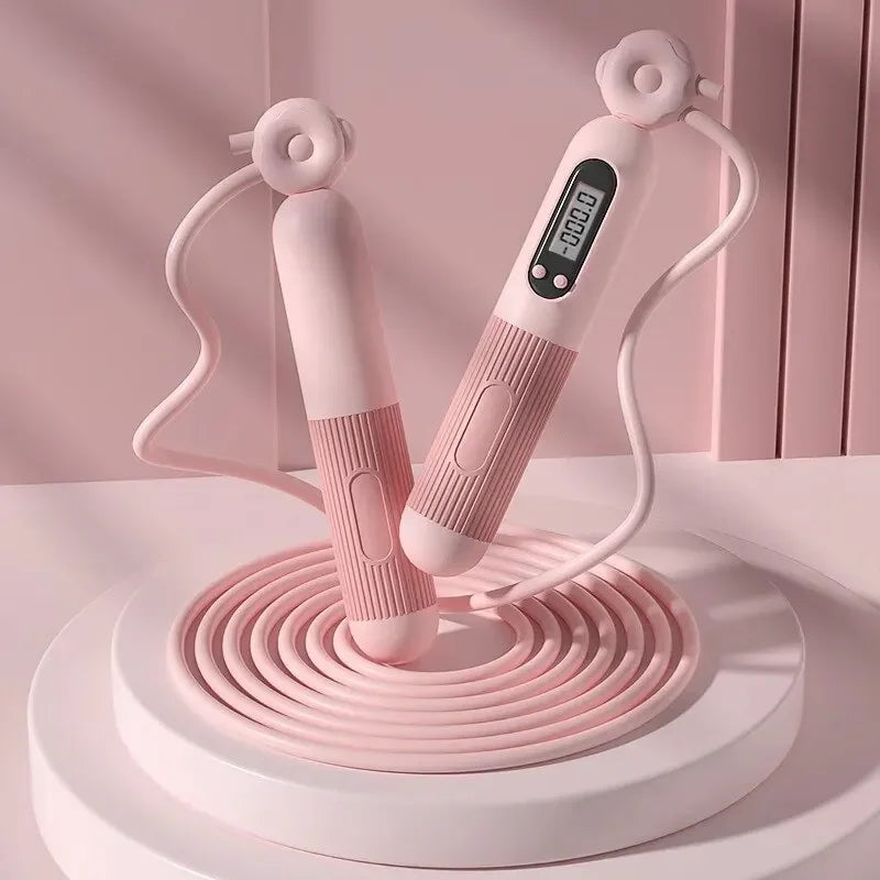 Corde à sauter avec compteur intégré