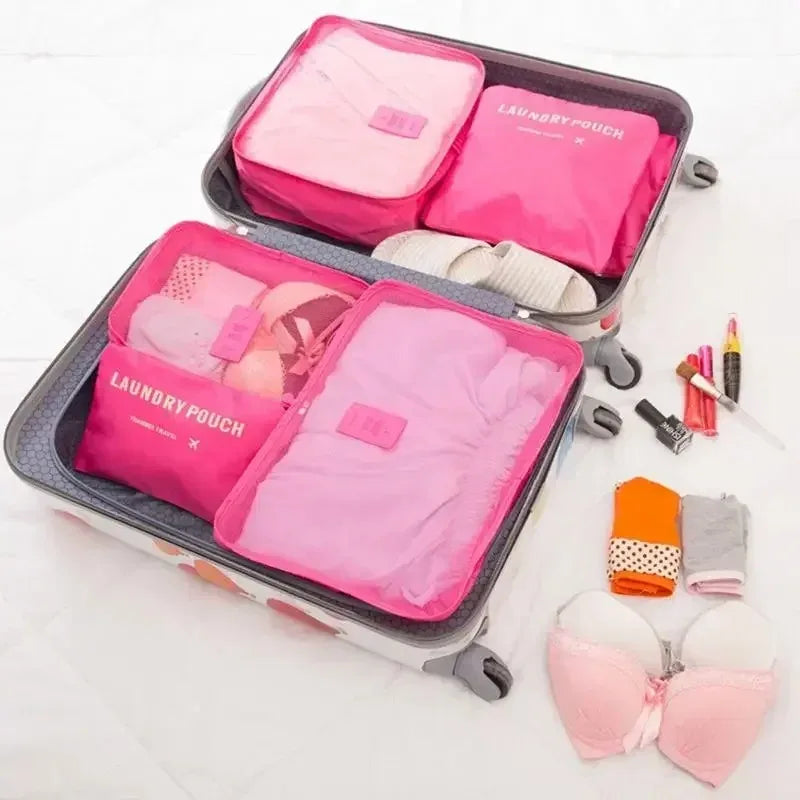 Organiseurs de valise — set de 6 pièces