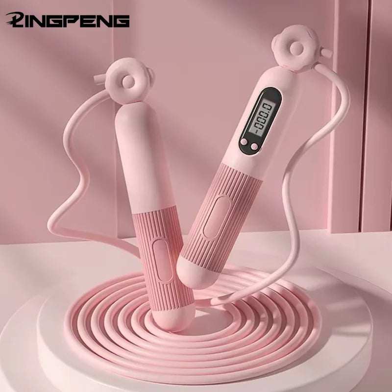 Corde à sauter avec compteur intégré