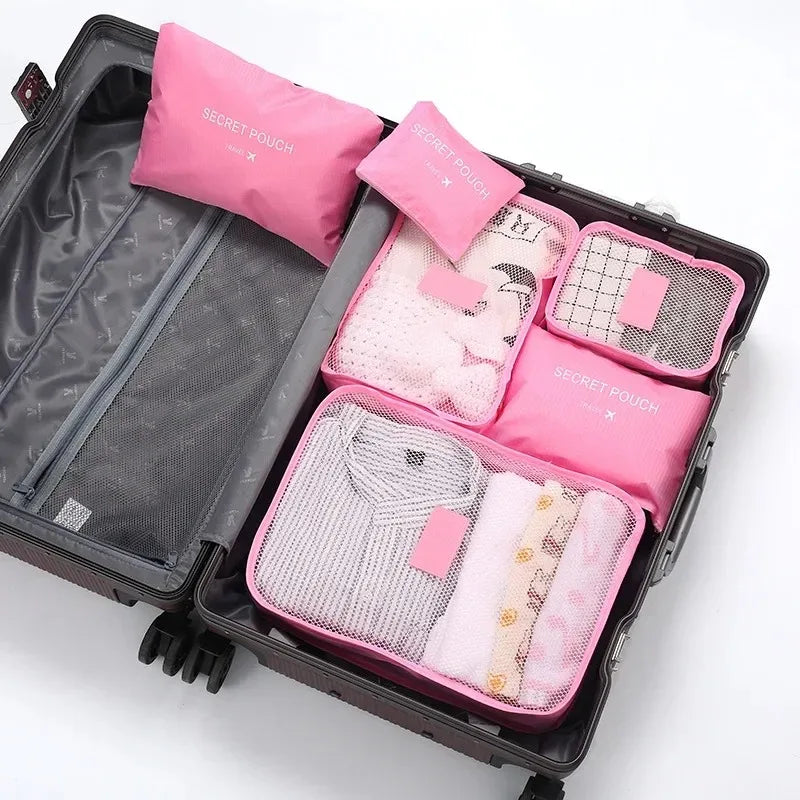 Organiseurs de valise — set de 6 pièces