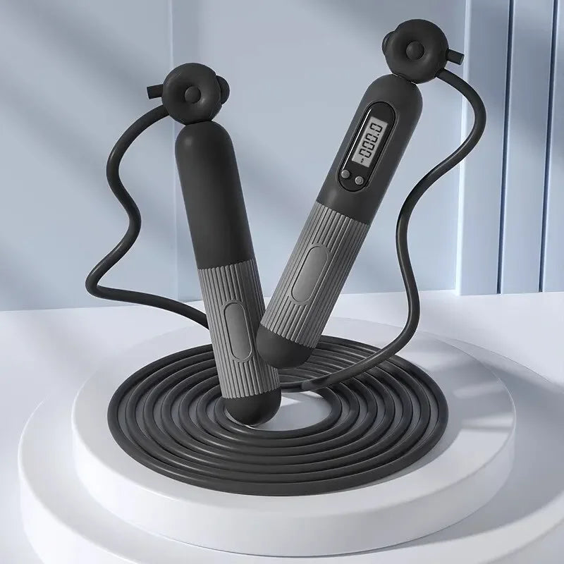 Corde à sauter avec compteur intégré