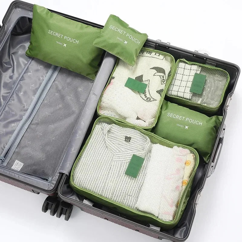 Organiseurs de valise — set de 6 pièces